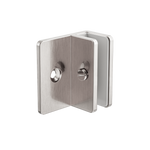 Load image into Gallery viewer, SHOWER F BRACKET 10MM GLASS BRUSHED NICKEL
