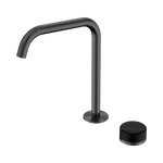 Load image into Gallery viewer, Serenity Progressive Bath/Kitchen Mixer Edge Spout With Marquina Black Handle Gun Metal
