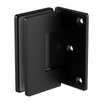 Load image into Gallery viewer, 90 DEGREE GLASS TO WALL SHOWER HINGE 10MM GLASS MATTE BLACK
