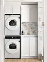 Load image into Gallery viewer, Laundry Kit 1305C Hampshire White with Cloudy Carrara Top
