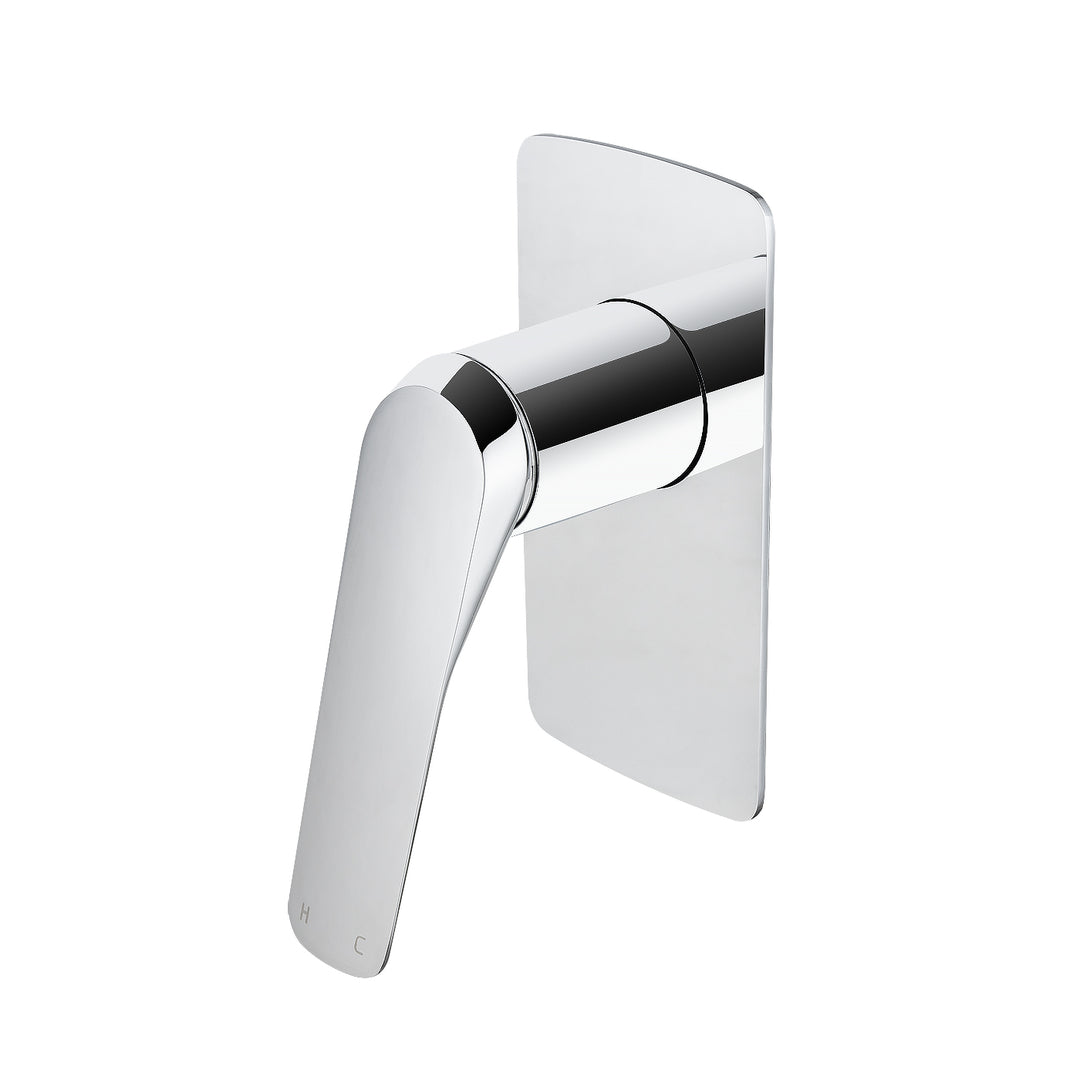 AU Series Square Chrome Wall Mixer