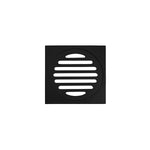 Load image into Gallery viewer, Square Floor Grate Shower Drain 100mm outlet - Matte Black
