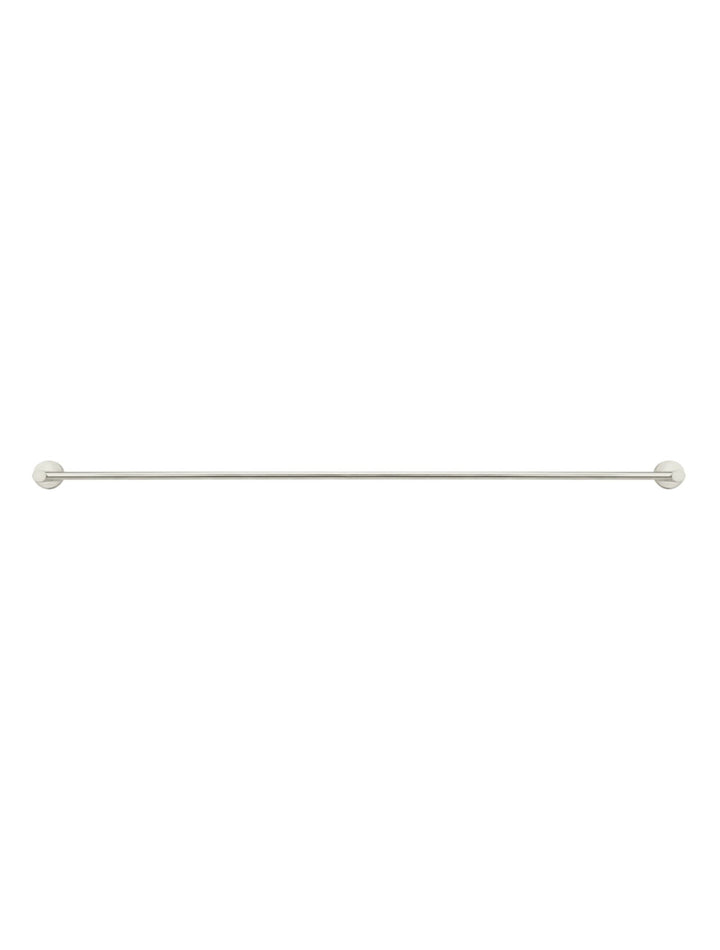 Round Single Towel Rail 900mm - PVD Brushed Nickel