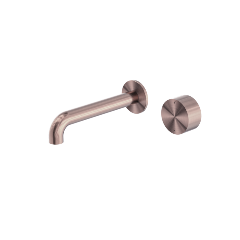 KARA PROGRESSIVE WALL BASIN/BATH SET 160MM BRUSHED BRONZE