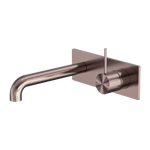 Load image into Gallery viewer, MECCA WALL BASIN/BATH MIXER HANDLE UP 120MM BRUSHED BRONZE
