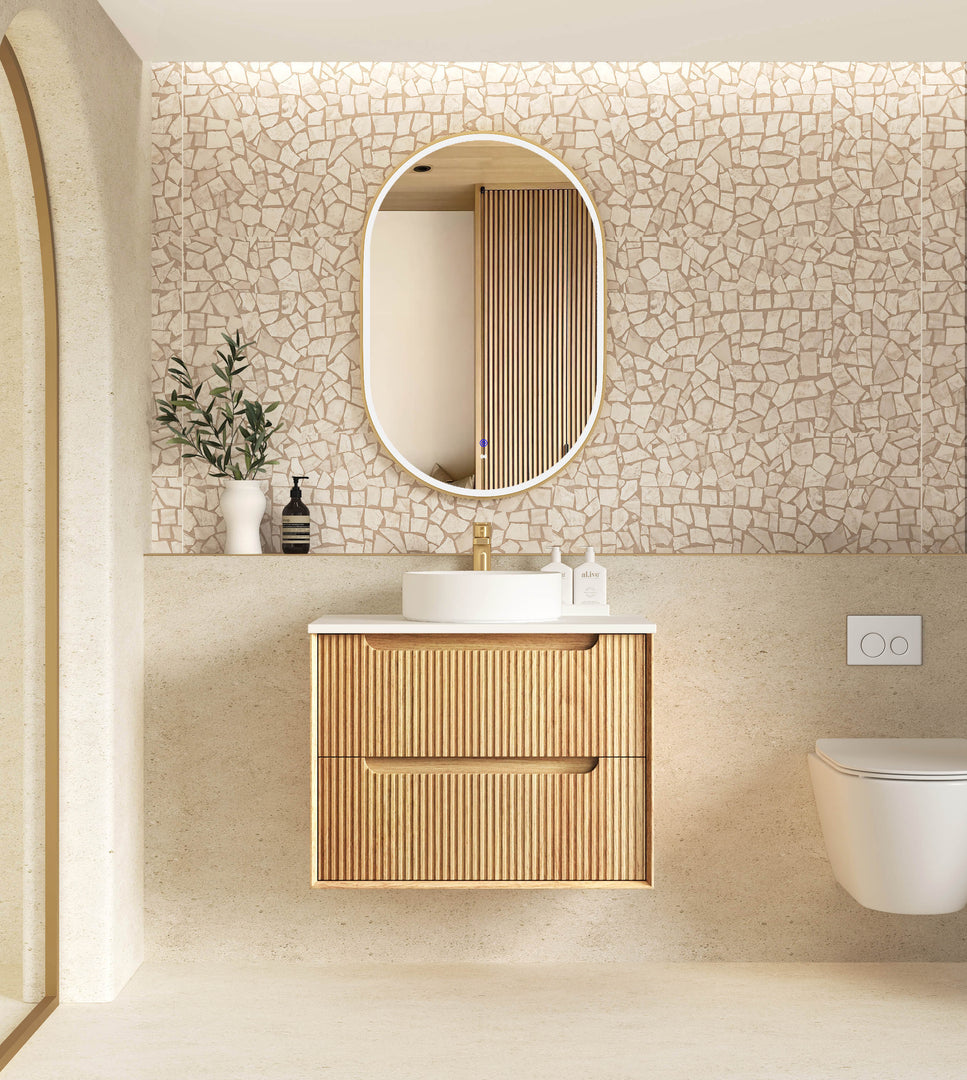 Byron Fluted with Stone Top
