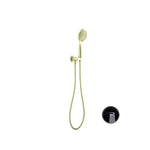 Load image into Gallery viewer, OPAL SHOWER ON BRACKET WITH AIR SHOWER BRUSHED GOLD
