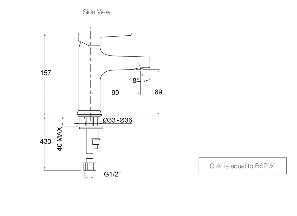 Taut Basin Mixer