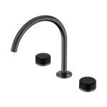 Load image into Gallery viewer, Serenity Bath/Kitchen Set Arc Spout With Marquina Black Handle Gun Metal
