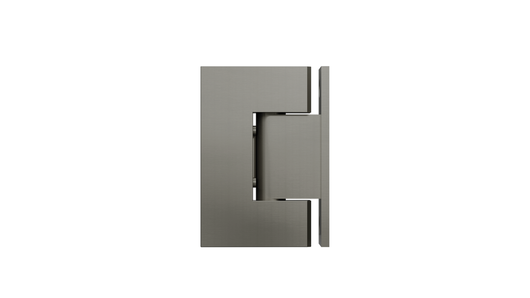 Glass to Wall Shower Door Hinge - Shadow Gunmetal