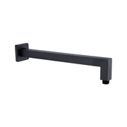 SQUARE SHOWER ARM MATTE BLACK