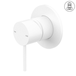 Load image into Gallery viewer, MECCA SHOWER MIXER 80MM PLATE MATTE WHITE
