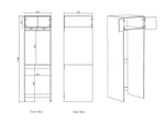 Load image into Gallery viewer, Byron/Bondi Laundry 2100 Natural Oak Tall Washing Machine Cabinet
