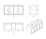 Load image into Gallery viewer, Laguna Black American Oak Wall Hung Vanity
