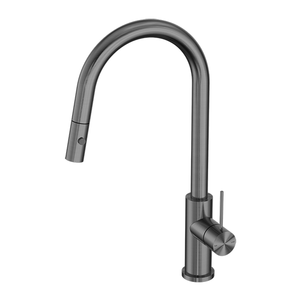 MECCA PULL OUT SINK MIXER WITH VEGIE SPRAY FUNCTION GUN METAL