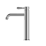 Load image into Gallery viewer, YORK STRAIGHT TALL BASIN MIXER WITH METAL LEVER CHROME
