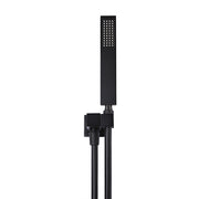 Square Hand Shower on Swivel Bracket - Matte Black