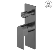 BIANCA SHOWER MIXER WITH DIVERTOR GUN METAL