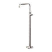 MECCA FREESTANDING BATH MIXER SQUARE SHAPE BRUSHED NICKEL