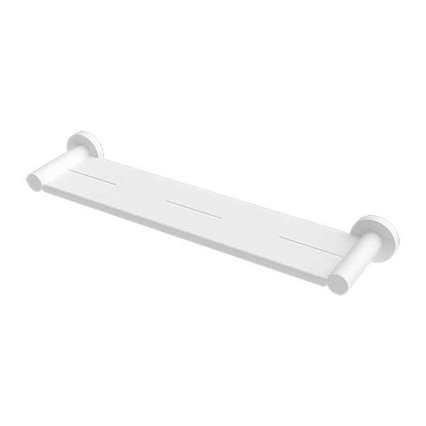 MECCA METAL SHOWER SHELF MATTE WHITE