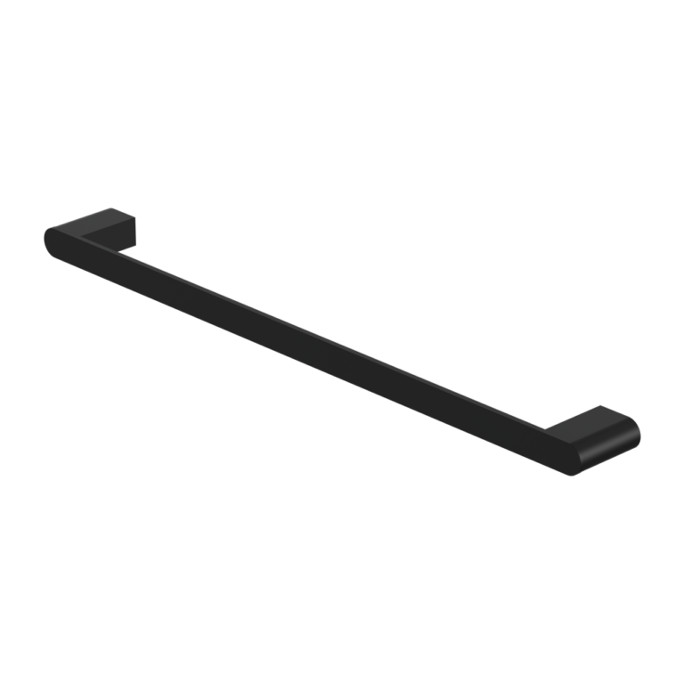 BIANCA SINGLE TOWEL RAIL 800MM MATTE BLACK