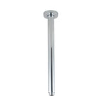 Load image into Gallery viewer, Round Brushed Nickel Ceiling Shower Arm 400mm
