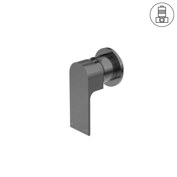 BIANCA SHOWER MIXER 80MM PLATE GUN METAL