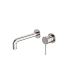 Load image into Gallery viewer, DOLCE WALL BASIN/BATH MIXER SEPARATE BACK PLATE BRUSHED NICKEL
