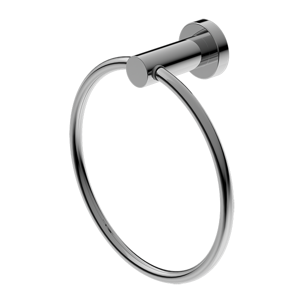 MECCA HAND TOWEL RING CHROME