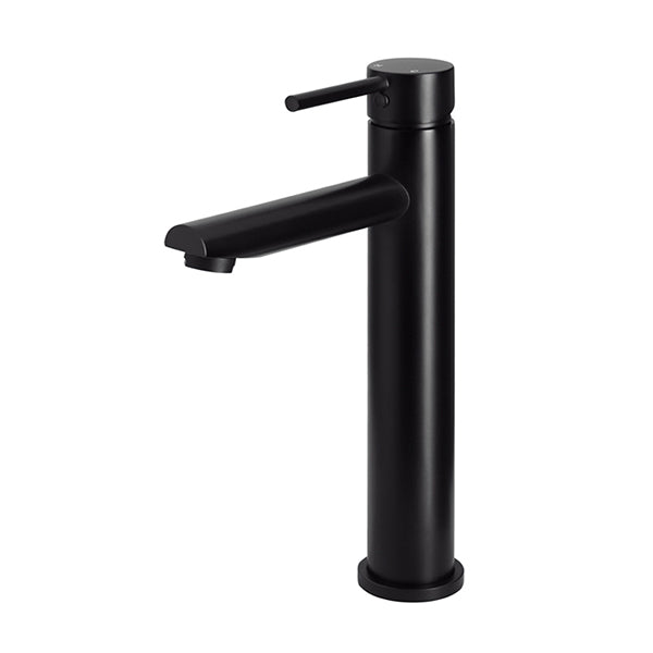 Round Tall Basin Mixer - Matte Black