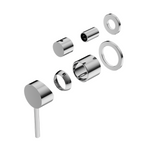 Load image into Gallery viewer, DOLCE SHOWER MIXER WITH DIVERTOR SEPARATE BACK PLATE TRIM KITS ONLY CHROME
