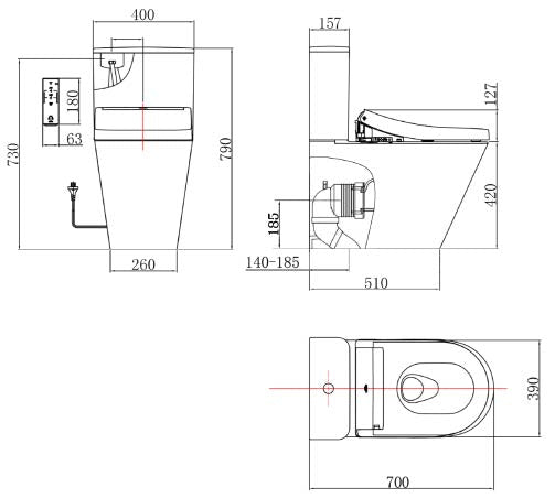 B&H DaraBTW Suite + TOTO S7 WASHLET