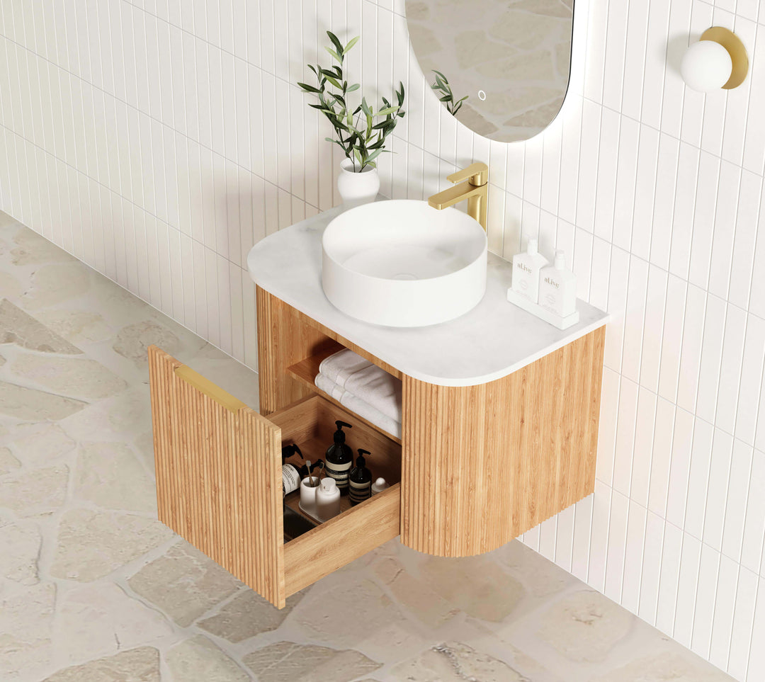 Bondi Woodland Oak Wall Hung Vanity