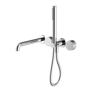 KARA PROGRESSIVE SHOWER SYSTEM SEPARATE PLATE WITH SPOUT 230MM CHROME