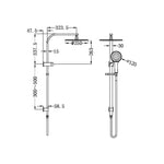 Load image into Gallery viewer, BIANCA TWIN SHOWER GUN METAL
