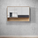 Load image into Gallery viewer, Byron Natural Oak Shaving Cabinet
