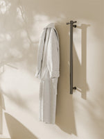 Load image into Gallery viewer, MECCA 240V SINGLE VERTICAL HEATED TOWEL RAIL GUN METAL
