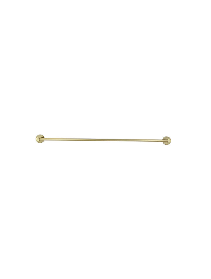 Round Single Towel Rail 600mm - PVD Tiger Bronze