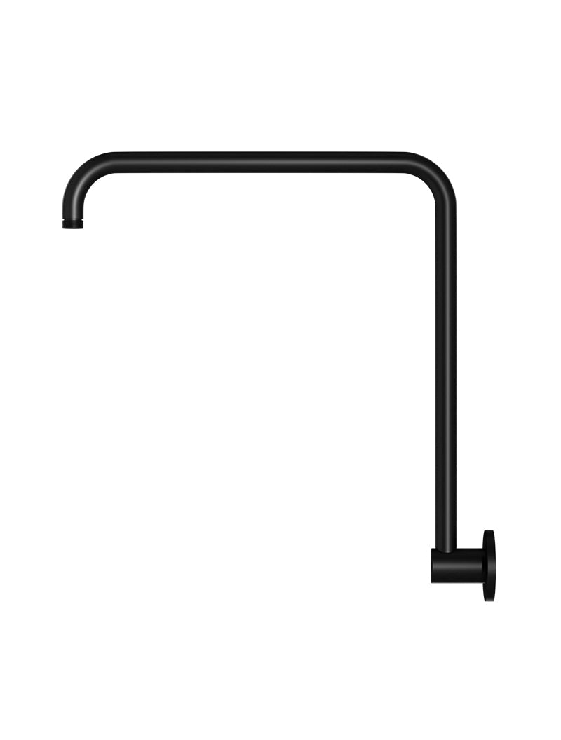 Square Overhead Shower Arm - Matte Black