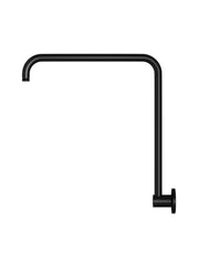 Square Overhead Shower Arm - Matte Black