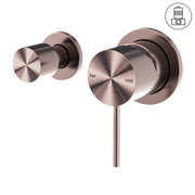 MECCA SHOWER MIXER WITH HORIZONTAL 2 WAY DIVERTOR BRUSHED BRONZE