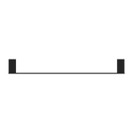 Load image into Gallery viewer, CELIA SINGLE TOWEL RAIL 600MM MATTE BLACK
